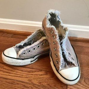 Pastel raw edge Converse All-Star low tops- 8